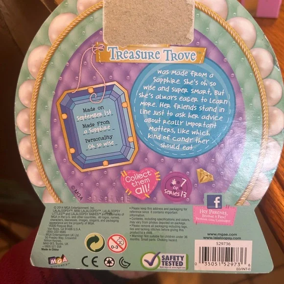 New Ultra Rare Lalaloopsy Mini Doll BIJOU TREASURE TROVE Gem Collection